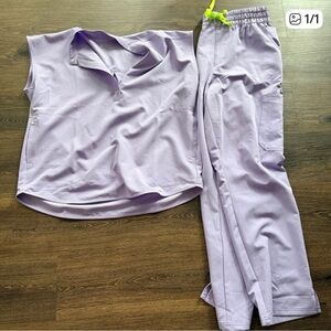 Figs Lavender dew  Scrub Set